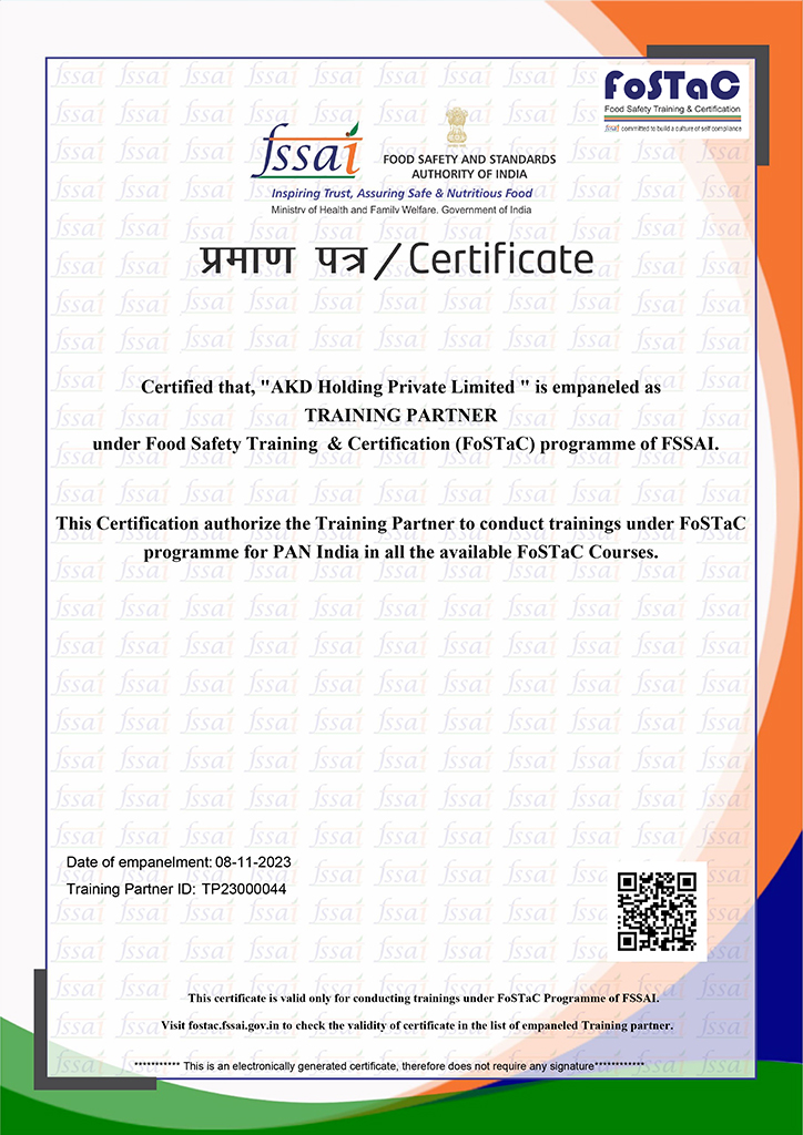Fssai Certificate